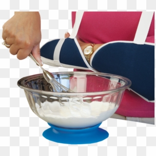 Sticky Bowl - Cream, HD Png Download