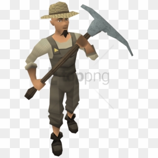 Farmer Png Png Image With Transparent Background - Runescape Farming Png, Png Download