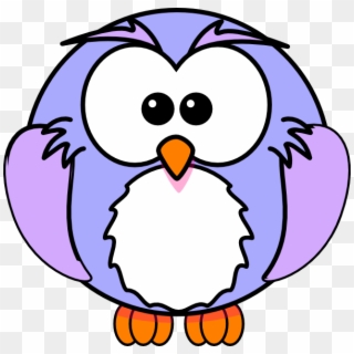 Violet Owl Clip Art At Clkercom Vector Online Royalty - Printable Owl Coloring Pages, HD Png Download