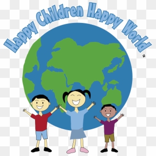 Happy World Png - - Happy World Children, Transparent Png