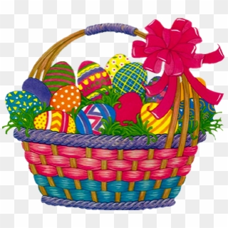 #easter #eggs #basket #freetoedit - Easter Basket, HD Png Download