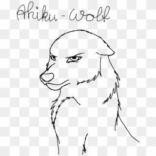 Wolf Drawing Simple - Draw A Cute Wolf, HD Png Download - 900x692(#1140181)  - PngFind