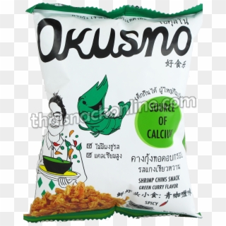 Fried Shrimp Chins Green Curry - Okusno Snack, HD Png Download