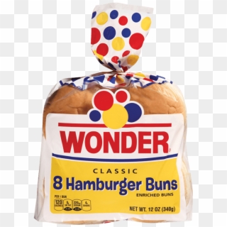 Wonder Hamburger Buns - Wonder Hot Dog Buns, HD Png Download