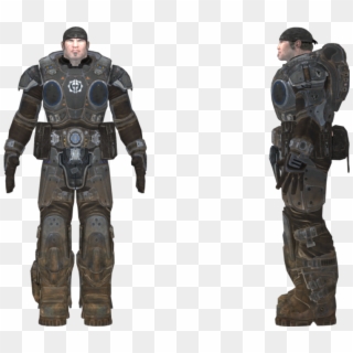 Marcus Fenix Png Image Background - Gears Of War Model, Transparent Png