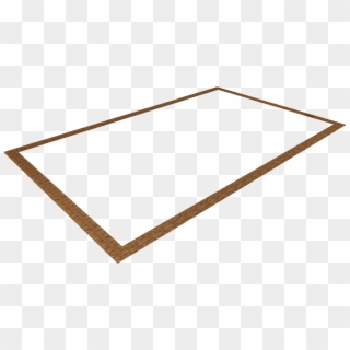 Concrete Pad Main Court Color Court Border Basketball - Wood, HD Png Download