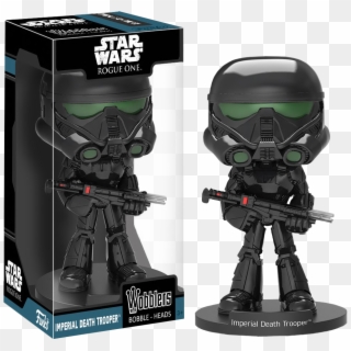 Star Wars Rogue One Imperial Death Trooper Bobble Head - Funko Wobbler Rogue One Darth Vader, HD Png Download