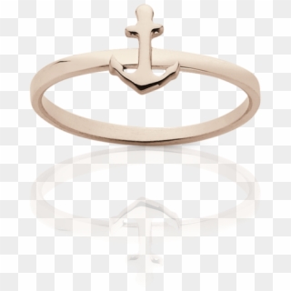 Anchor Stacker Ring - Ring, HD Png Download