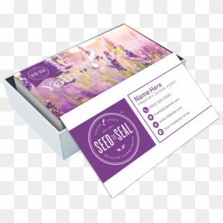 Young Living Business Cards Transparent Background - Business Card, HD Png Download