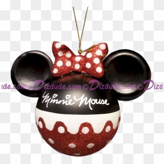 Disney Minnie Mouse Ears Christmas Tree Ornament © - Insect, HD Png Download