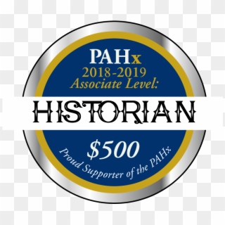 Silver Historian Pahx Associate Seal 2018-2019 - Circle, HD Png Download