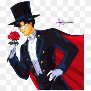 Lineart Color Tuxedo Mask2 By Karenpa-d5kexre - Sailor Moon New Style Guide, HD Png Download