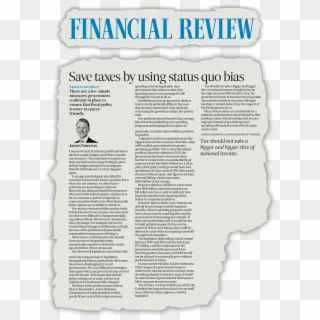 01 Apr Save Taxes By Harnessing Status Quo Bias, HD Png Download