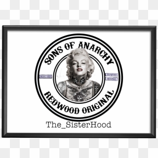Our Brand Representing The Sisterhood Wall Logo, Sons - Marilyn Monroe, HD Png Download