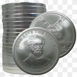 Jefferson Davis Civil War Coin, HD Png Download