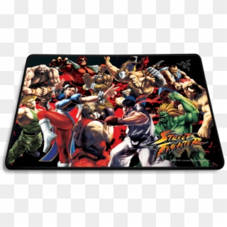 Capcom And Razer Team Up For Street Fighter Mouse Mat - Super Street Fighter 2 Mousepad, HD Png Download