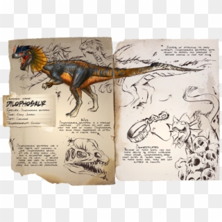 Dilophosaurus - Ark Survival Evolved Dilophosaurus, HD Png Download