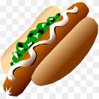 Hot Dogs Food Bun Relish - Hot Dog Clip Art, HD Png Download