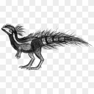 #paleoart Dilophosaurus Is Good Http - Sketch, HD Png Download