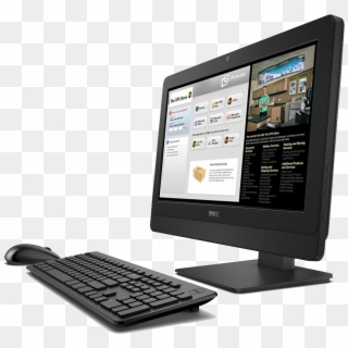 Easystation Is A Self-service Software Solution That - Computadora Dell Todo En Uno, HD Png Download