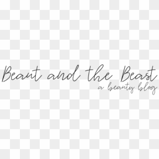 Beaut And The Beast - Calligraphy, HD Png Download