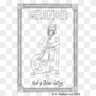 Grindr God Of Online Dating - Illustration, HD Png Download