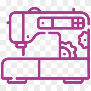Icon Sewing Machine Pink, HD Png Download