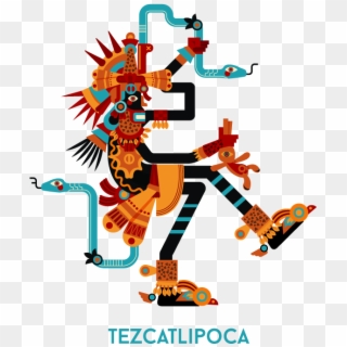 Tezcatlipoca & Quetzalcoatl On Behance - Graphic Design, HD Png Download
