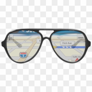 Glasses With Google Maps - Ray Ban Cats 5000, HD Png Download