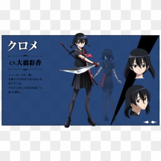 Undefined - Akame Ga Kill Kurome Full, HD Png Download