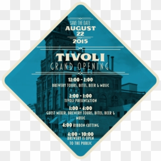 Tivoli Grand Opening - Sign, HD Png Download