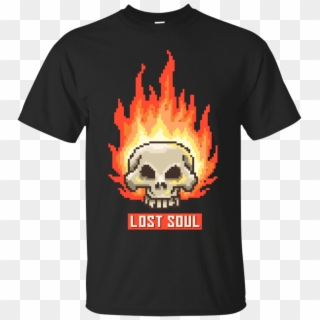 Flaming Skull - Obscura Shirt, HD Png Download