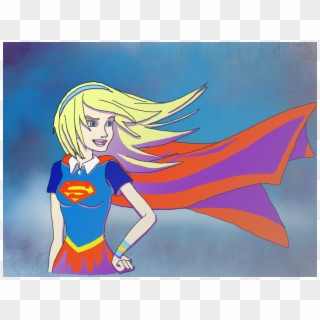 Supergirl Clipart Superteacher - Girl Superhero Costumes Cartoon, HD Png  Download - 495x900(#275649) - PngFind