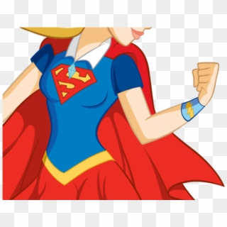 Cosplay Clipart Dc Superhero Girl - Dc Super Girls Clipart, HD Png Download