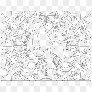 Entei - Pokemon Coloring Pages Kirlia, HD Png Download