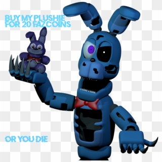 Listen To What Nightmare Bonnie Said Or It's R - Cartoon, HD Png Download