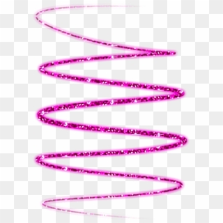 #pink #swirl #pinkswirl #pinkspiral #spiral #glitter - Spiral Picsart, HD Png Download