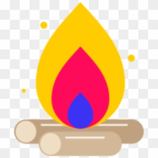 Campfire-icon - Circle, HD Png Download
