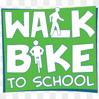 Walk & Bike To School Icon - School, HD Png Download