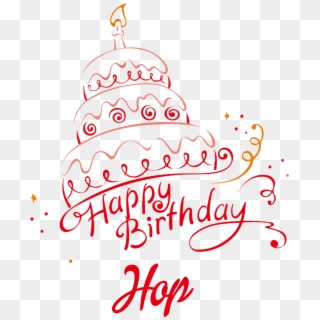 Hop Happy Birthday Vector Cake Name Png - Happy Birthday Tanu Cake, Transparent Png