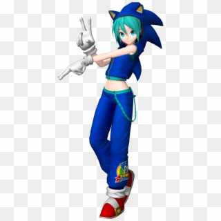 Now Let Me Show You The Best - Hatsune Miku Sonic Style, HD Png Download