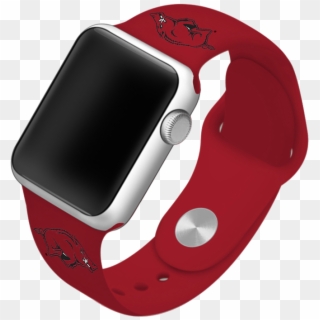 University Of Arkansas Razorbacks Silicone Sport Band - A&m Apple Watch Band, HD Png Download