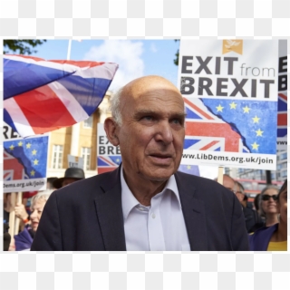 Sir Vince Cable At A - Vince Cable, HD Png Download