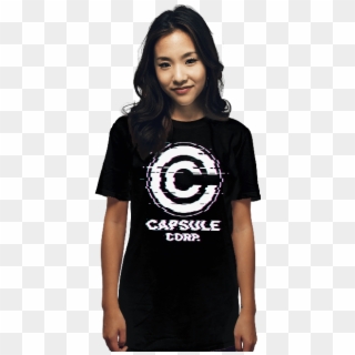 Glitch Capsule Corp - Shirt, HD Png Download