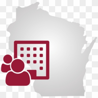 Meeting Wisconsin's Business & Community Needs - Wisconsin State Vector, HD Png Download