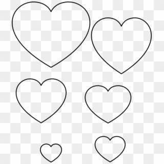 Printable Heart Cutouts 507447, HD Png Download