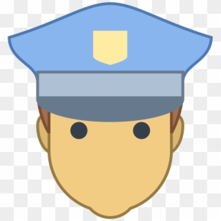 Police Clipart Graduation - Cartoon Police Hat, HD Png Download