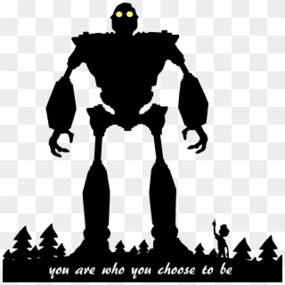 Iron Giant Silhouette, HD Png Download