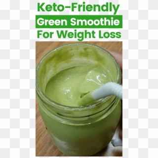 Low Carb Keto Green Smoothie Recipe For Weight Loss - Health Shake, HD Png Download