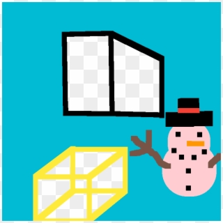 Random 3d Shapes - Snowman, HD Png Download